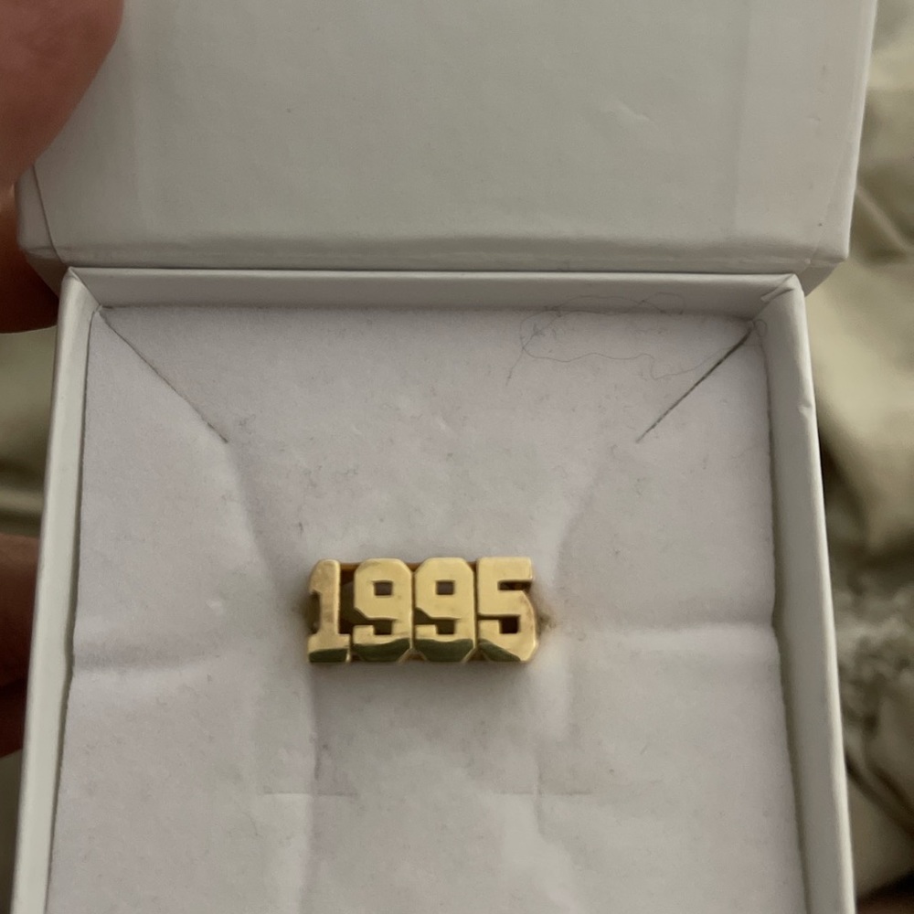 the m jeweller customized 1995 ring gold vermeil
